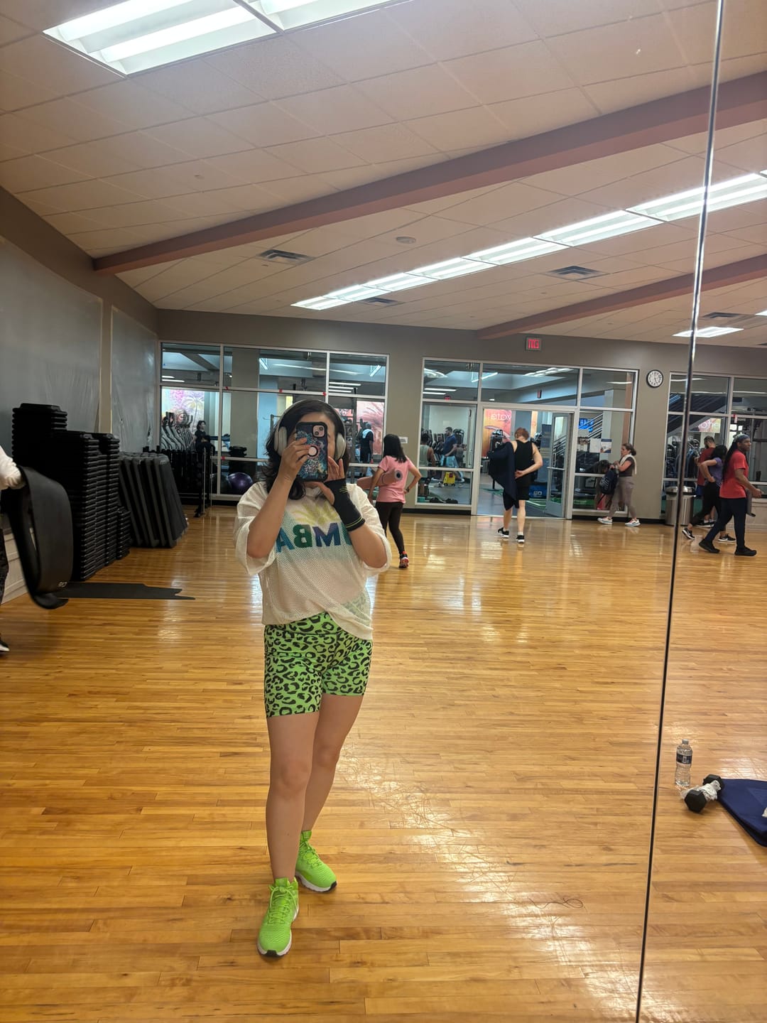 Customer photo review of Dale-Z High Waisted Biker Shorts