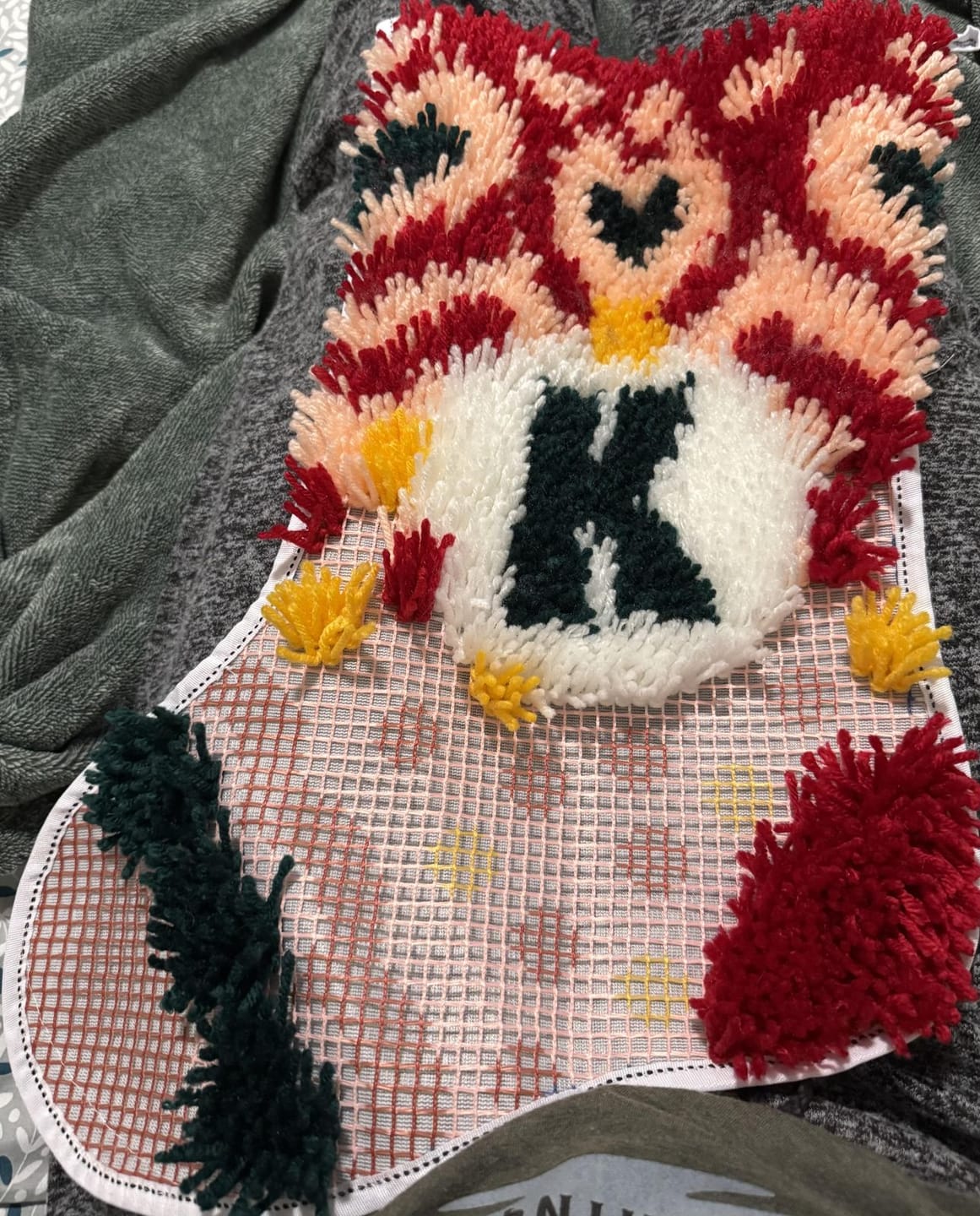 Customer photo review of PERSONALISED INITIAL - Christmas Stocking Kit
