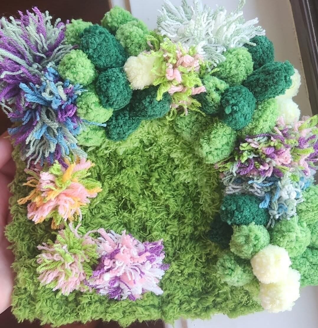 Customer photo review of FLOWER PATCH - Moss Coaster Kit