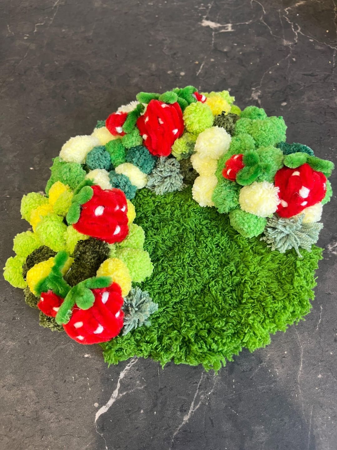 Customer photo review of STRAWBERRY -  Moss Coaster Kit