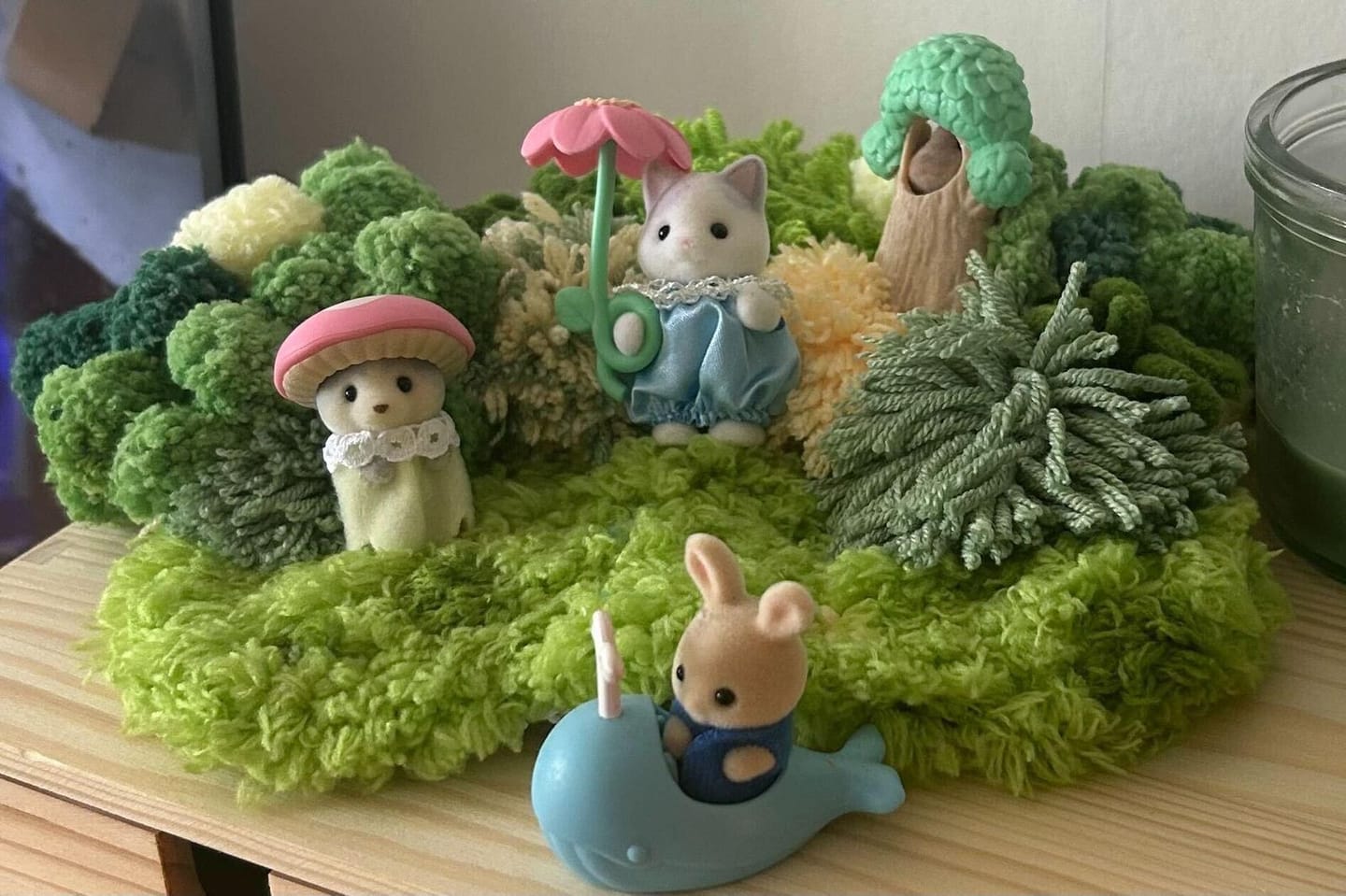 Customer photo review of GREEN OASIS - Moss Coaster Kit