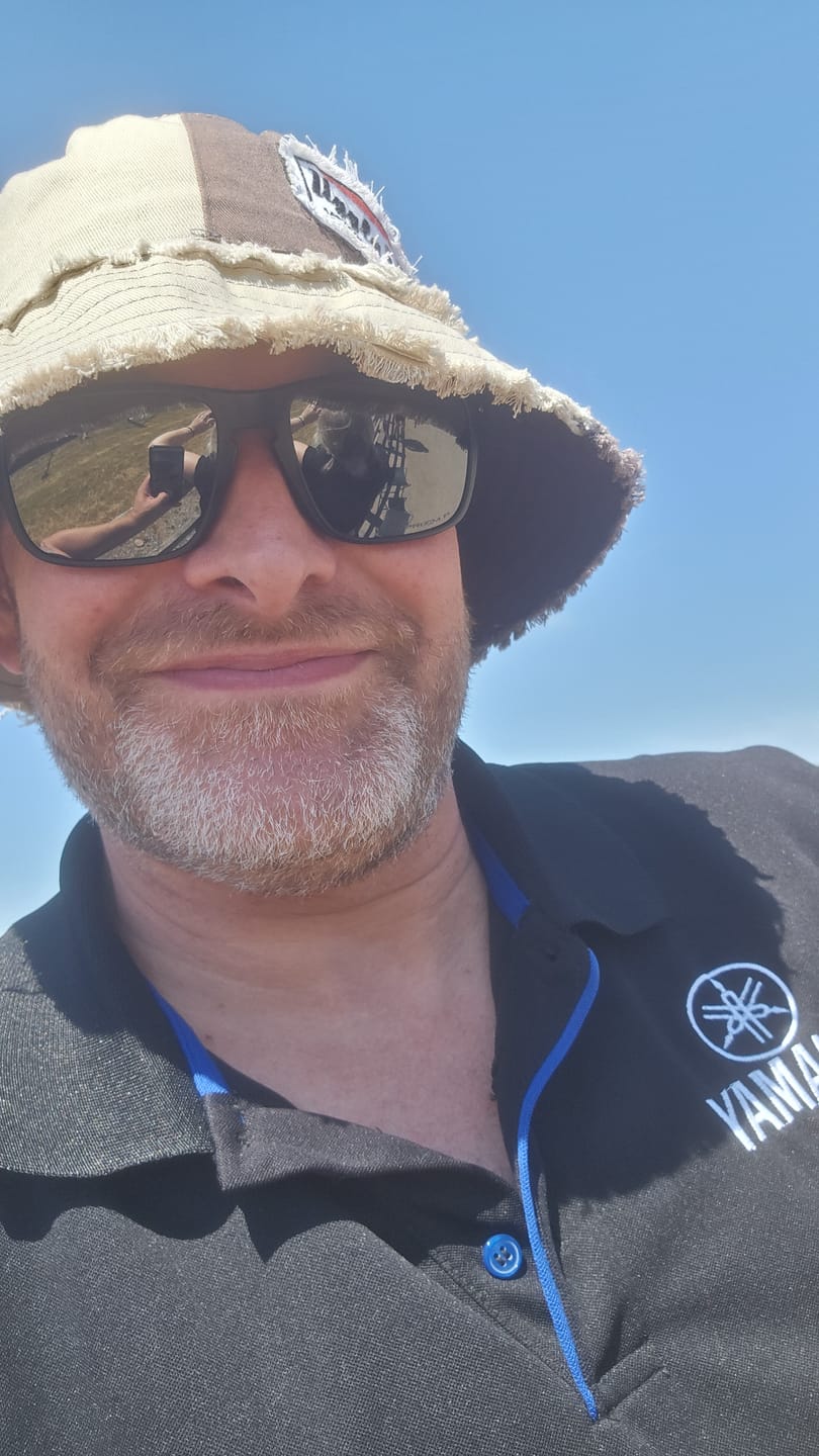 Customer photo review of Patchwork Diamond Bucket Hat