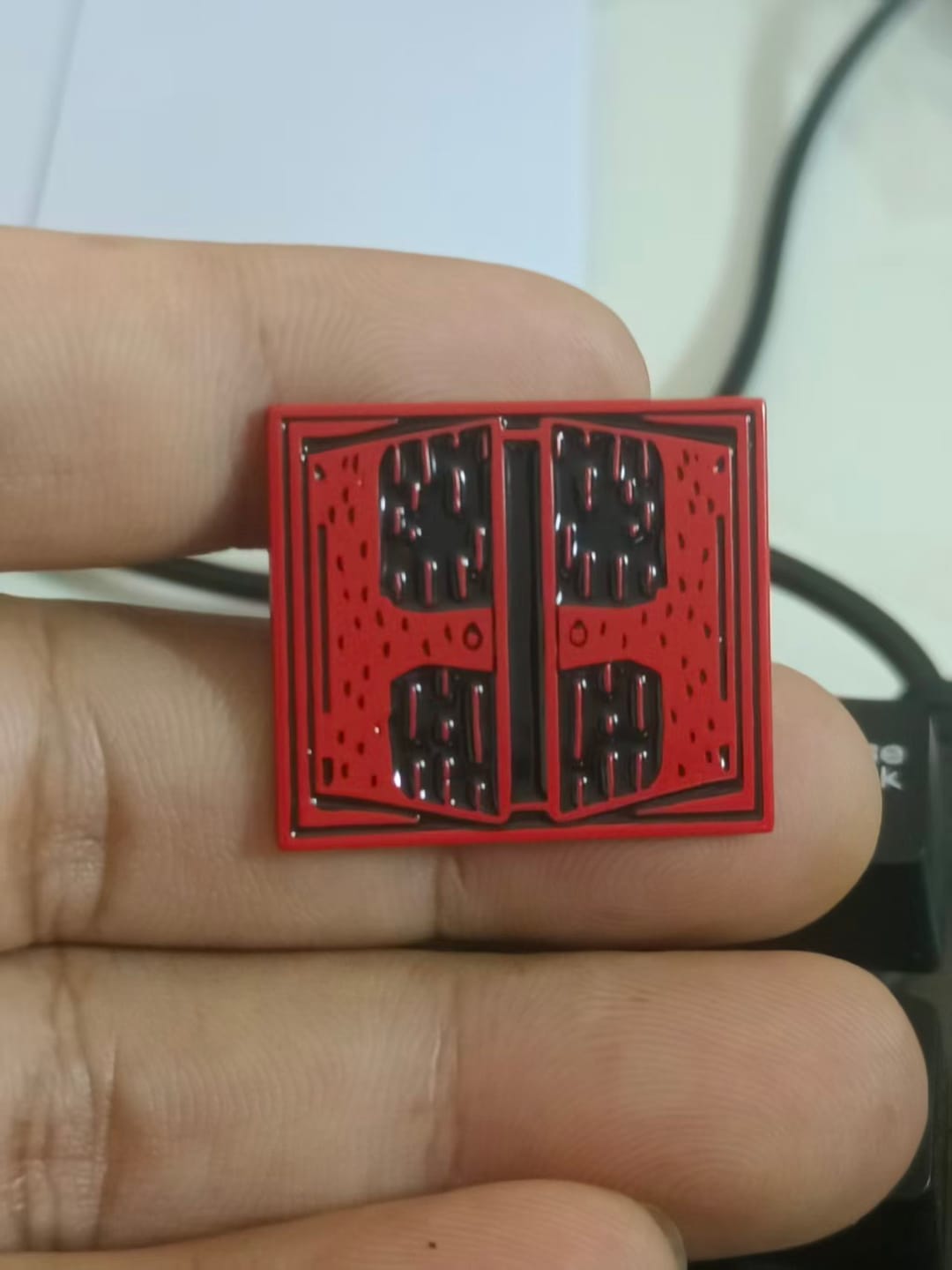 Customer photo review of Custom Enamel Pins