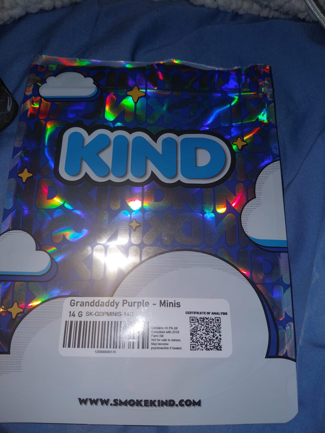 Customer photo review of Granddaddy Purple - Minis - 14 Grams - Indica