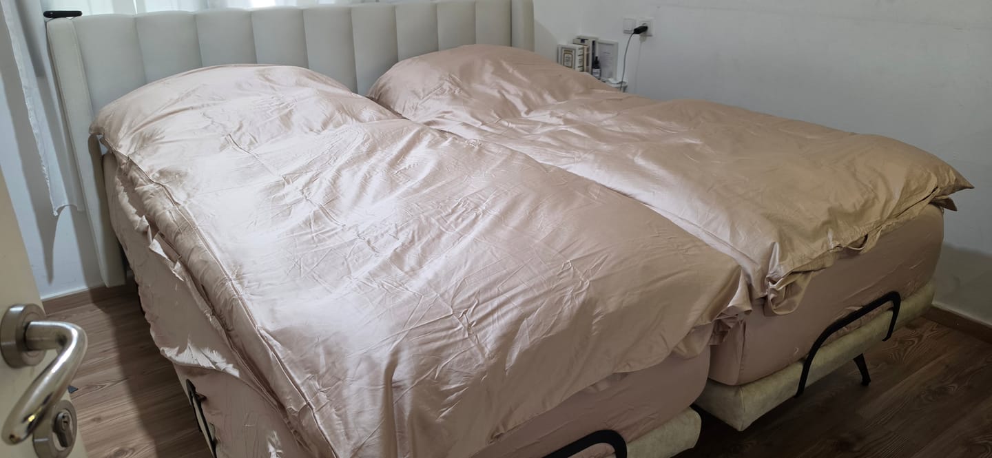 Customer photo review of ציפה לשמיכה פרימיום כותנה 300 - Tan