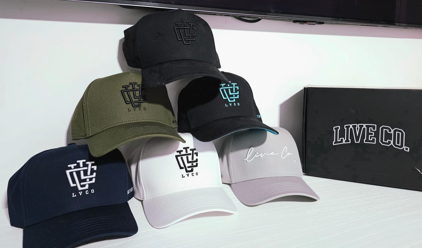 Customer photo review of Deep Fit LVCO Midnight Mint A-Frame Snapback
