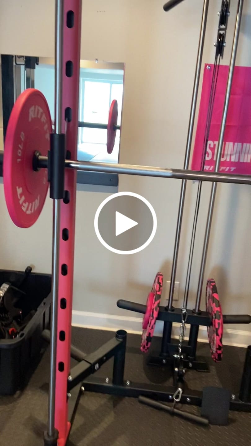 Customer video review of RitFit Pink Olympic Bumper Weight Plates - 2-Inch