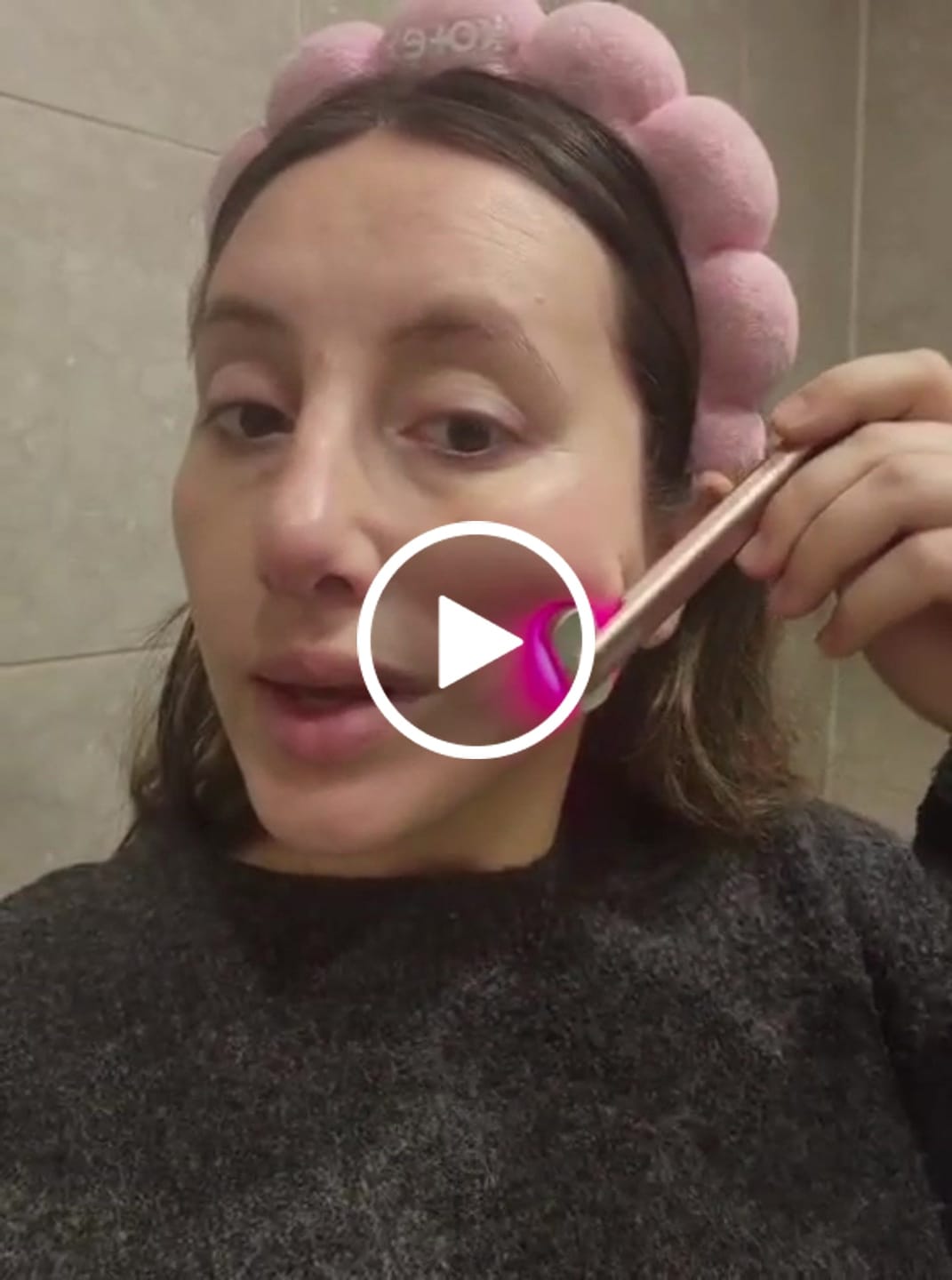 Customer video review of Serum Activador