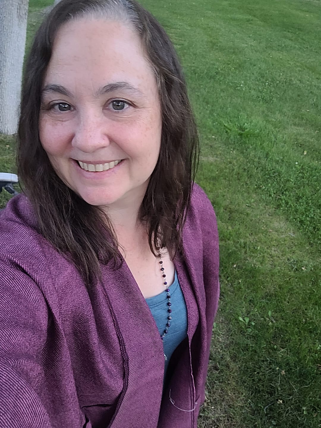 Customer photo review of NEW! Light Wool Poncho Trudi Rosehip