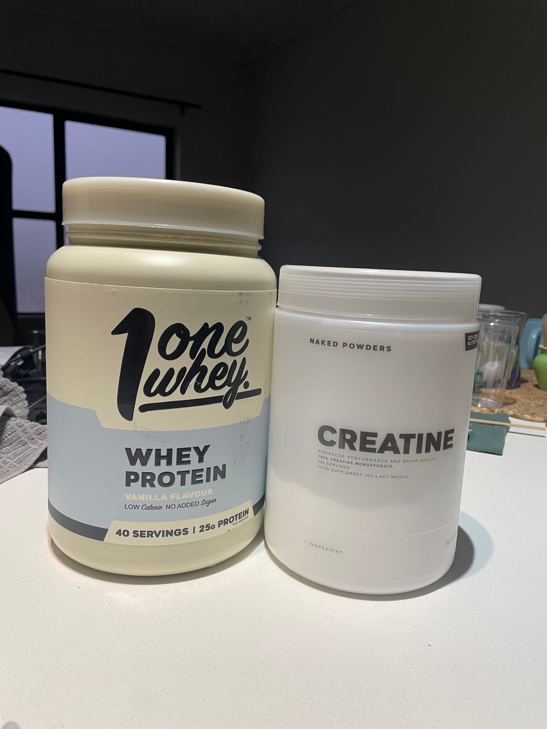 Customer photo review of ONE WHEY Whey Protein - Vanilla Custard