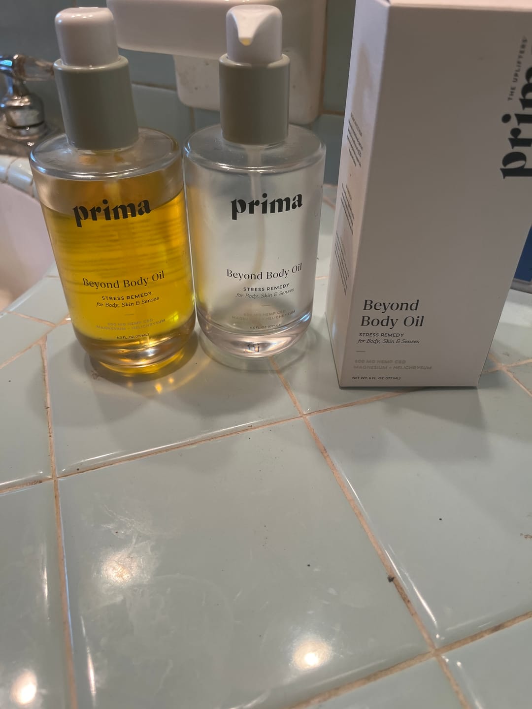 Customer photo review of Beyond Body Oil | Lightweight, Nutrient-Dense Oil for Skin and Body