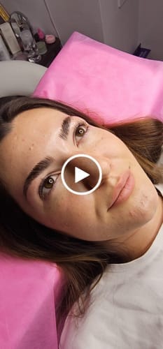 Customer photo review of Cysteamine Brow & Lash Lamination Kit - Step 3 - 15ml