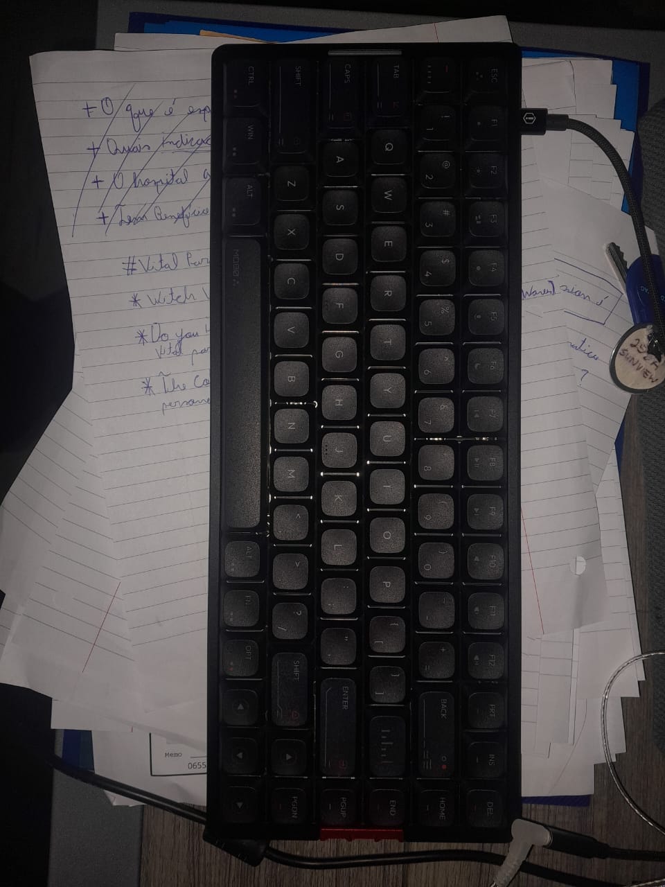 Customer photo review of IQUNIX MQ80 Aluminum Low Profile Mechanical Keyboard