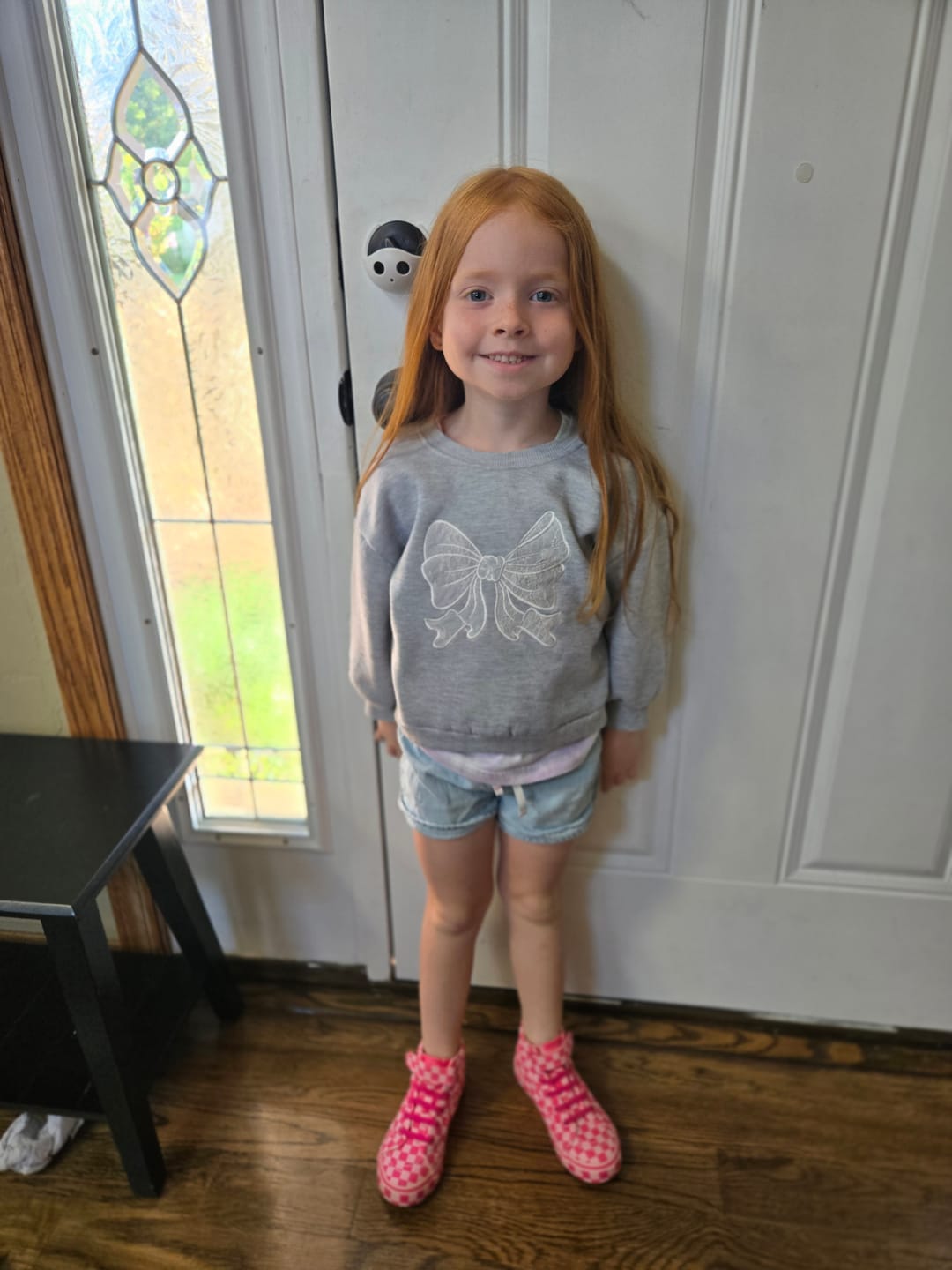 Customer photo review of SK8TR Hi-Top in Bubble Gum Checkered