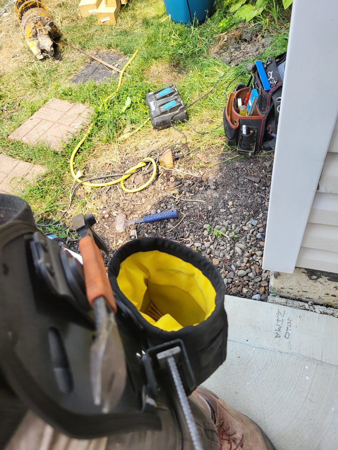 Customer photo review of Big Joey Pouch | Clip-On Tool & Hardware Pouch