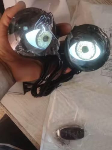 Custom Demon Eyes headlight setup