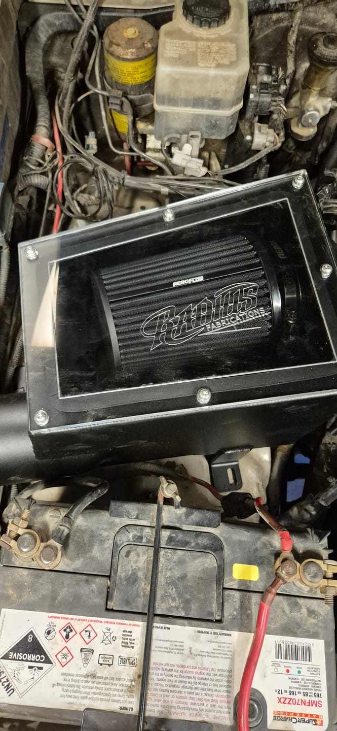 Customer photo review of Custom Air box to suit Toyota Landcruiser 100/105 Series  1HZ - 1HD - 1HFTE Pod Filter Style