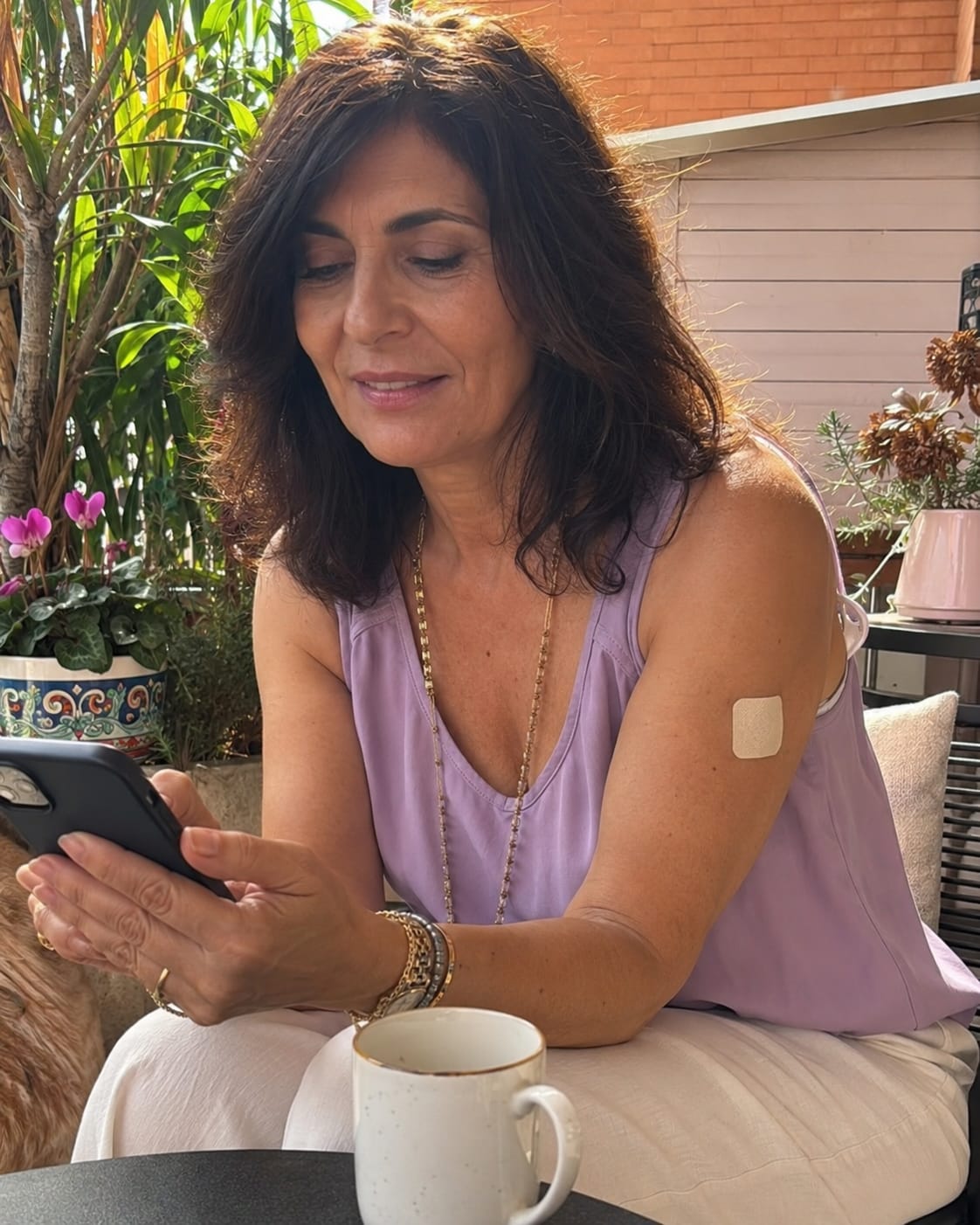 Customer photo review of Arvena Menopause Balance Patches