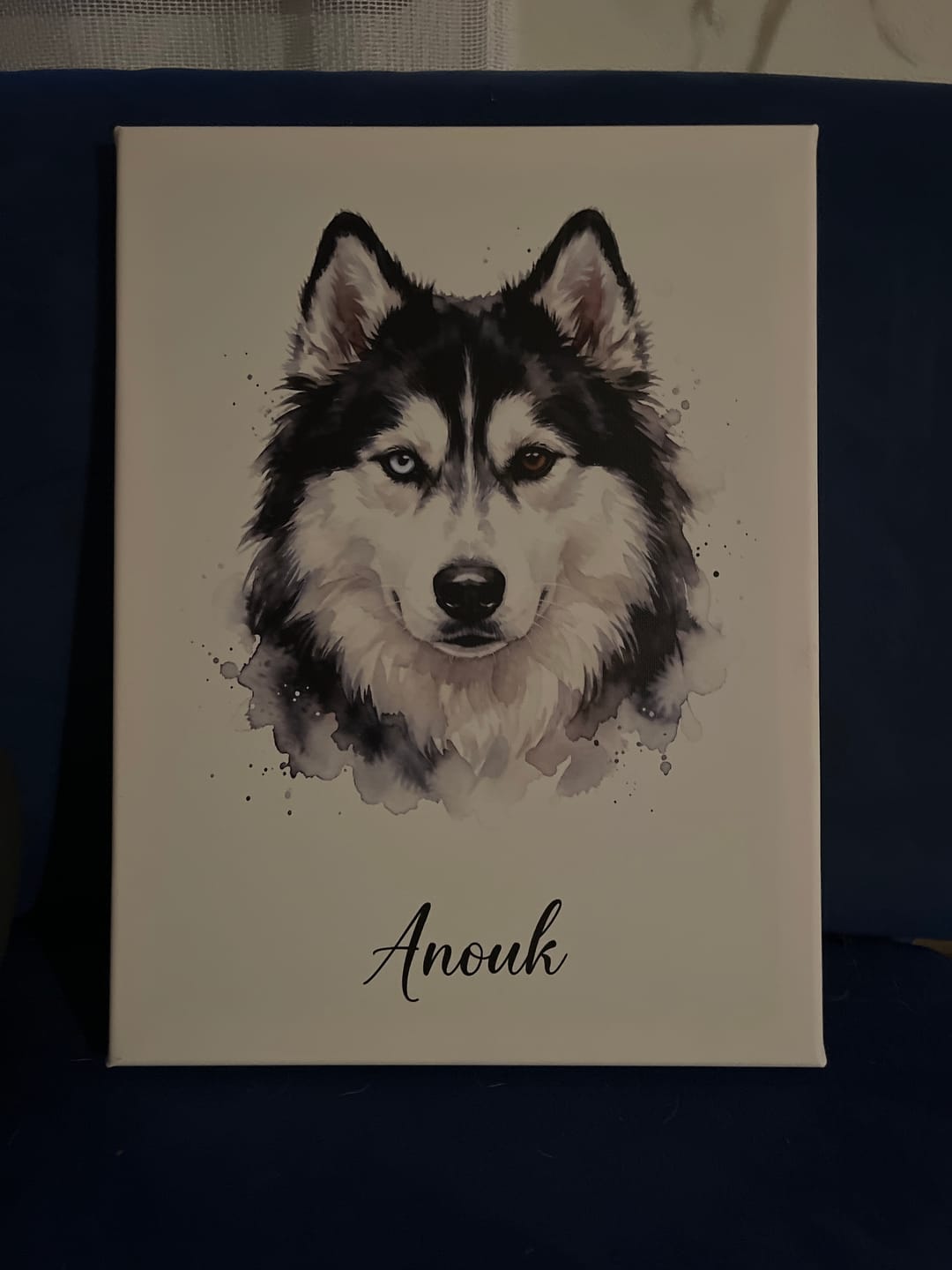 Customer photo review of Aquarellportrait als Poster / Leinwand