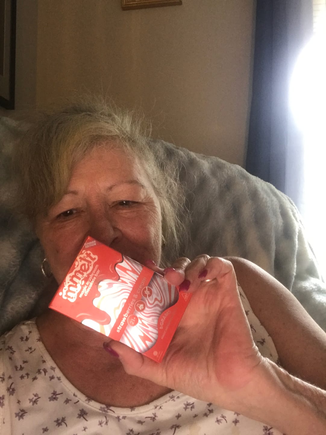 Customer photo review of Mushroom Chocolates