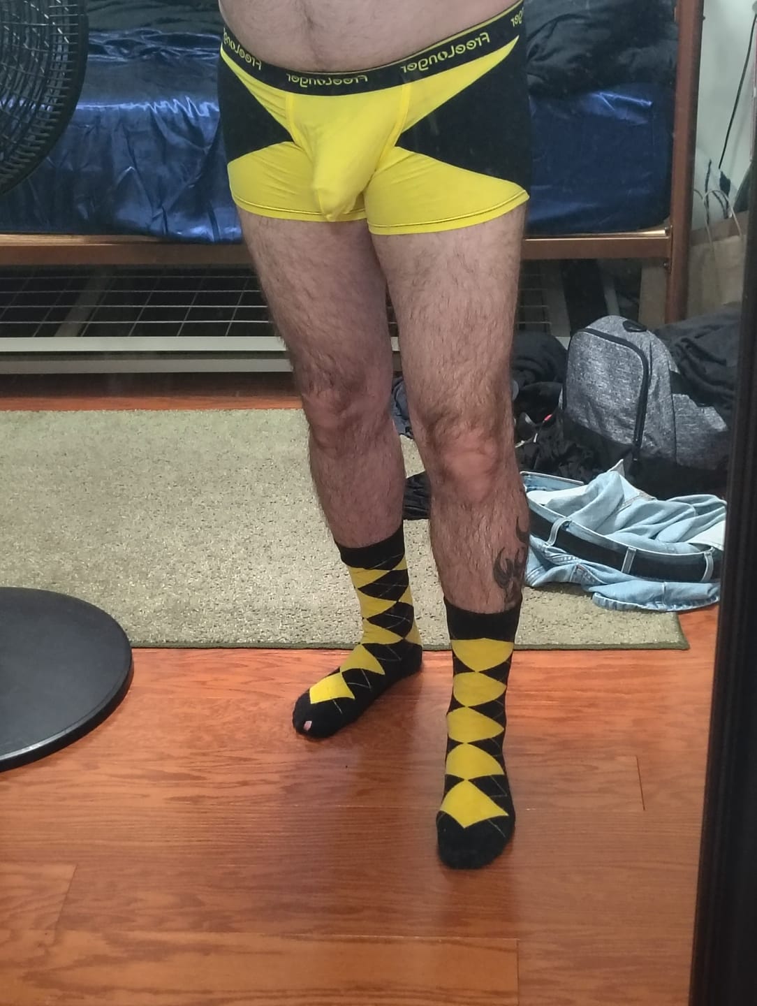 Customer photo review of FreeLonger Men’s U convex Separate Support Pouch Trunks