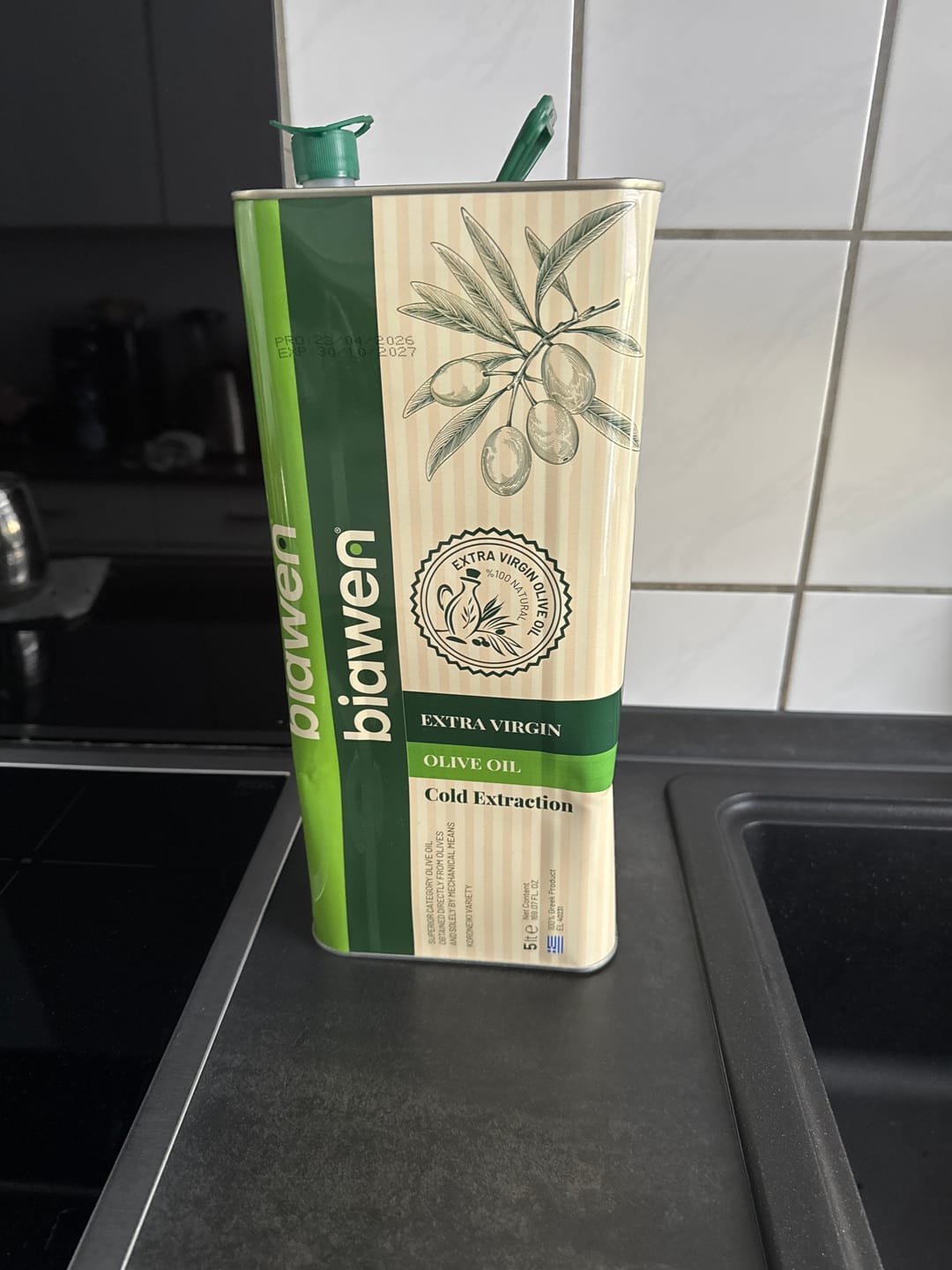 Customer photo review of Analizli Soğuk Sıkım Extra Virgin Zeytinyağı