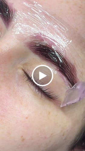 Customer photo review of Cysteamine Brow & Lash Lamination Kit - Step 1 - 15ml