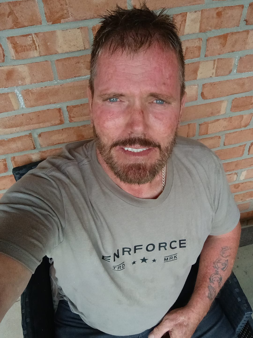 Customer photo review of Never Retreat Never Surrender - Tee