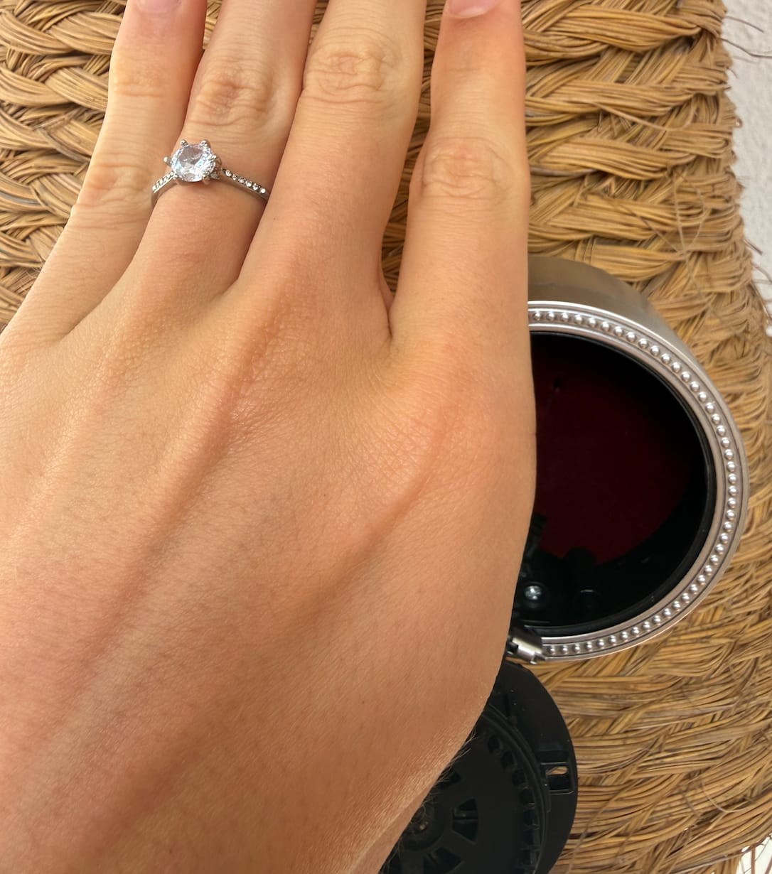 Customer photo review of Secret Ring Box