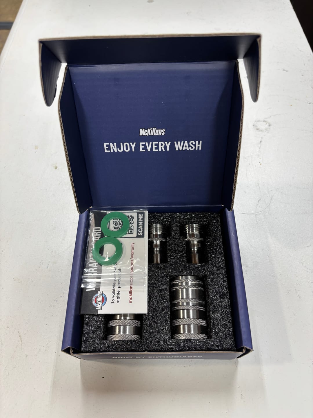 Customer photo review of Automatic Garden Hose Quick Connects