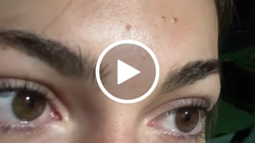 Customer photo review of Cysteamine Brow & Lash Lamination Kit - Step 1 - 15ml