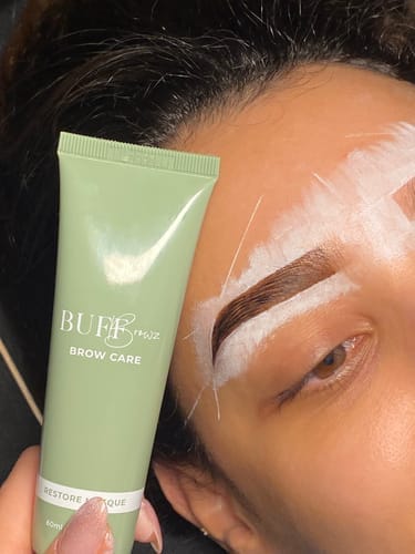 Customer photo review of Brow Care - Restore Masque - 60ml