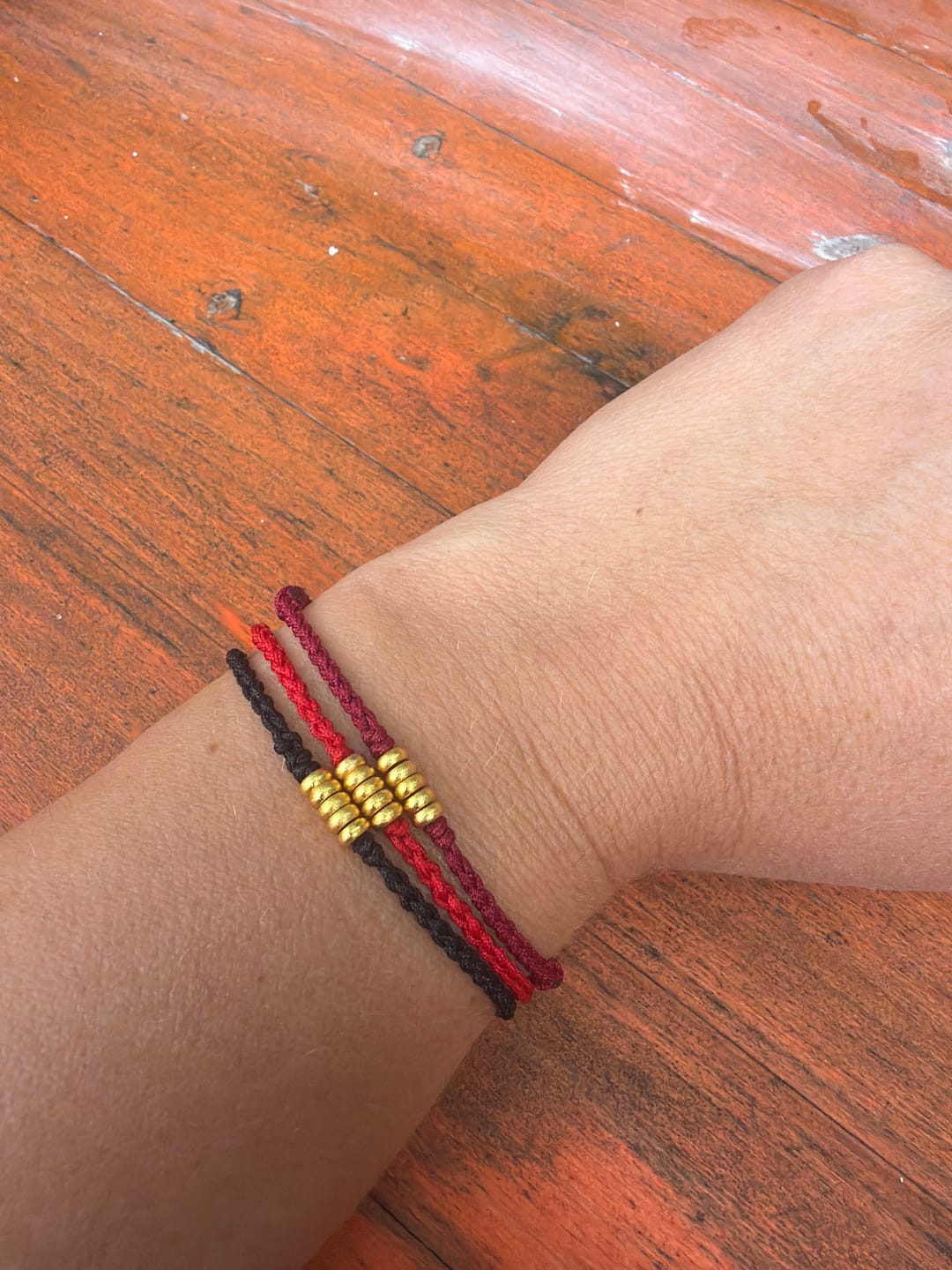 Customer photo review of Tibetisches Kraftarmband