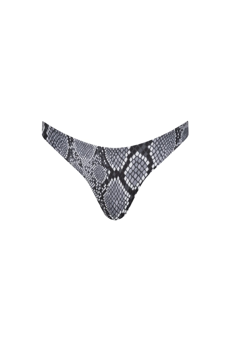 Customer photo review of Santorini Seamless Cheeky Bikini Bottom – Snake