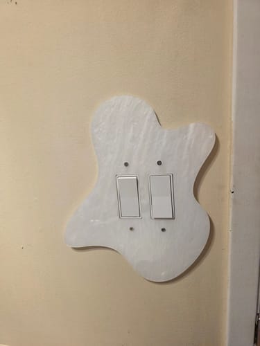 Customer photo review of Blob Light Switch Cover