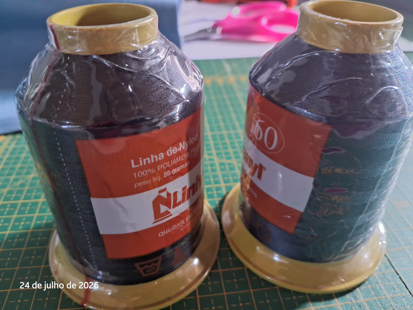 Customer photo review of LINHA 60/1500M COR PRETO 1 TUBO