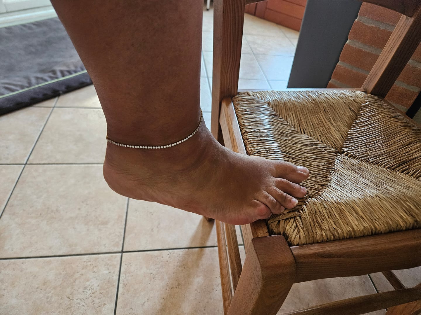 Customer photo review of Cavigliera Tennis Pietra 2 mm base ACCIAIO inox