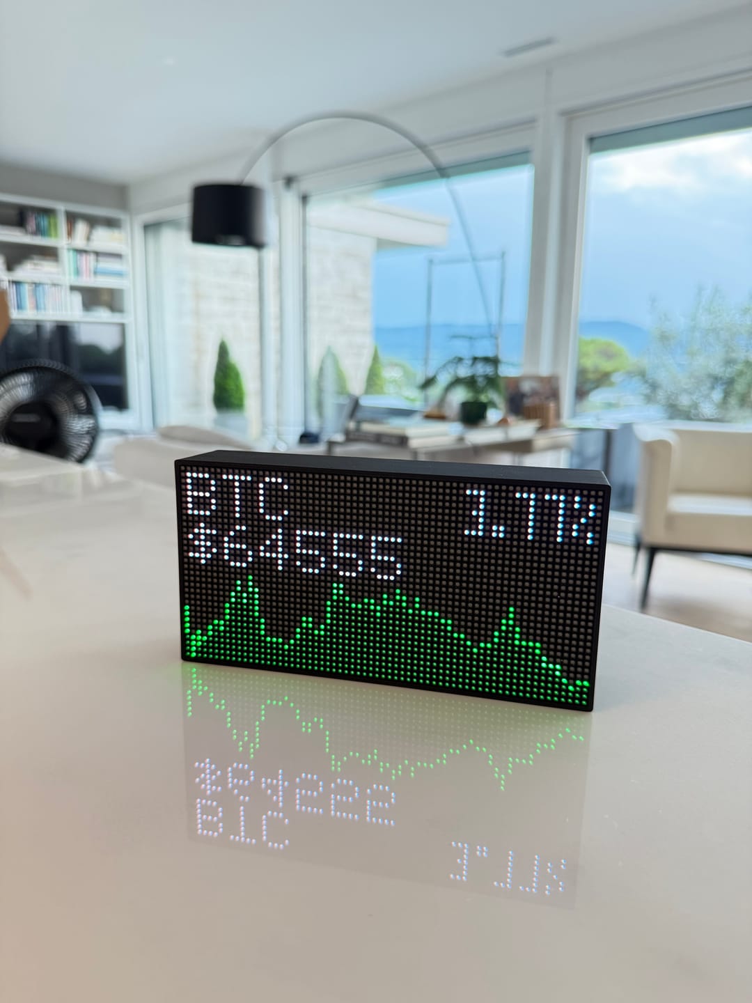 Customer photo review of Ticker Box Display