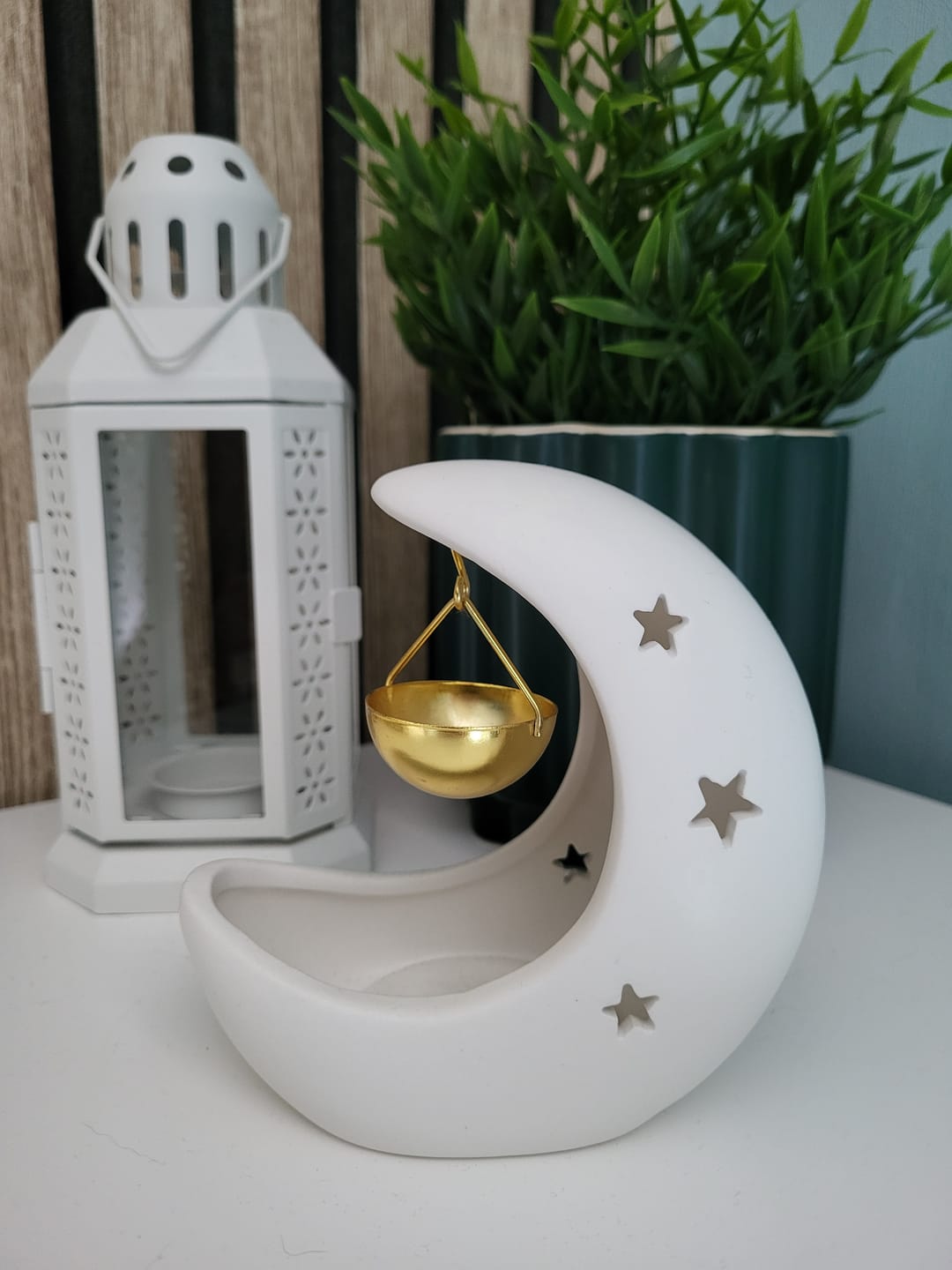 Customer photo review of Hängende Mond-Duftlampe