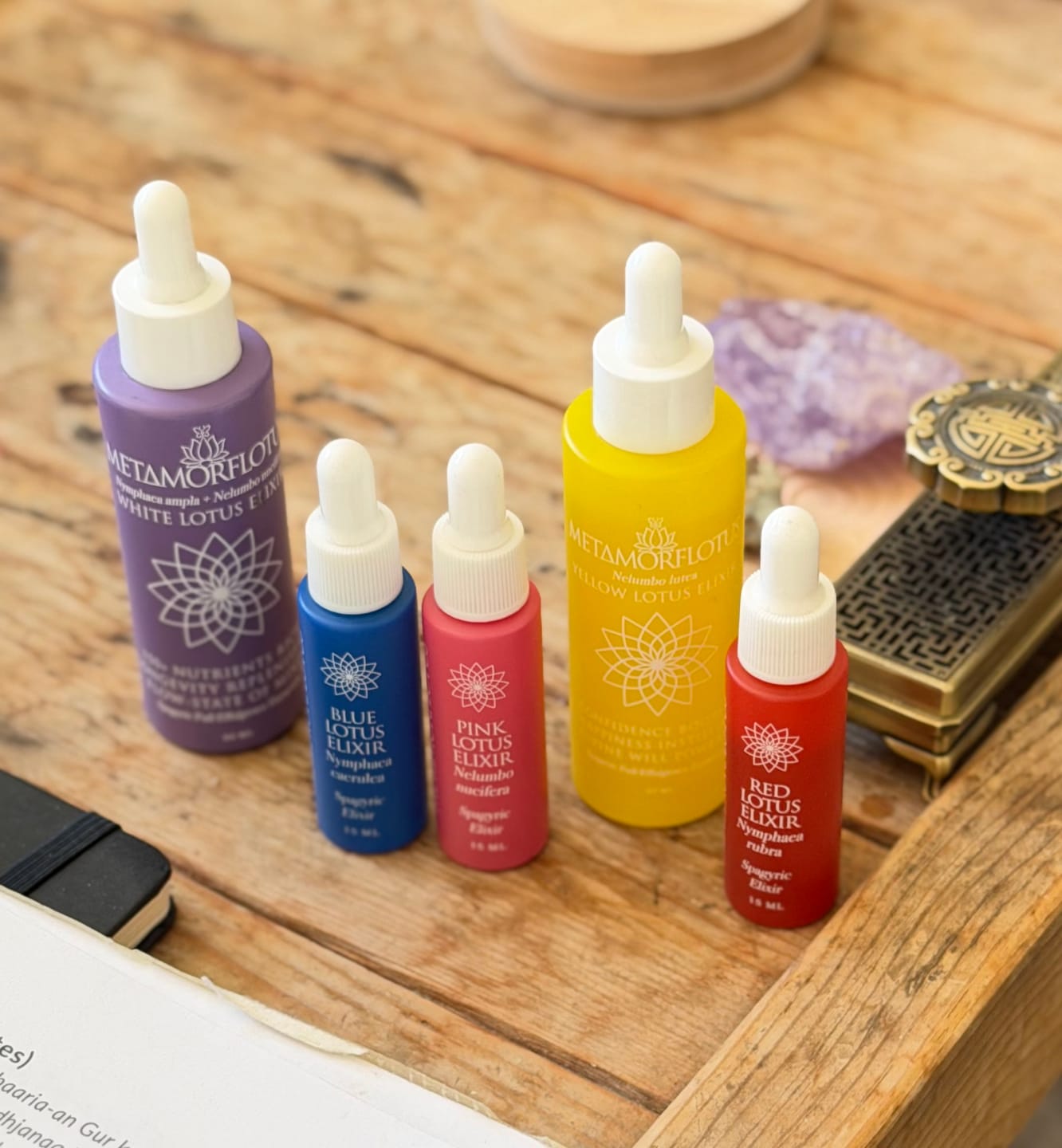 Customer photo review of Full Lotus Spagryic Elixir Quintet Samples Set NEW!