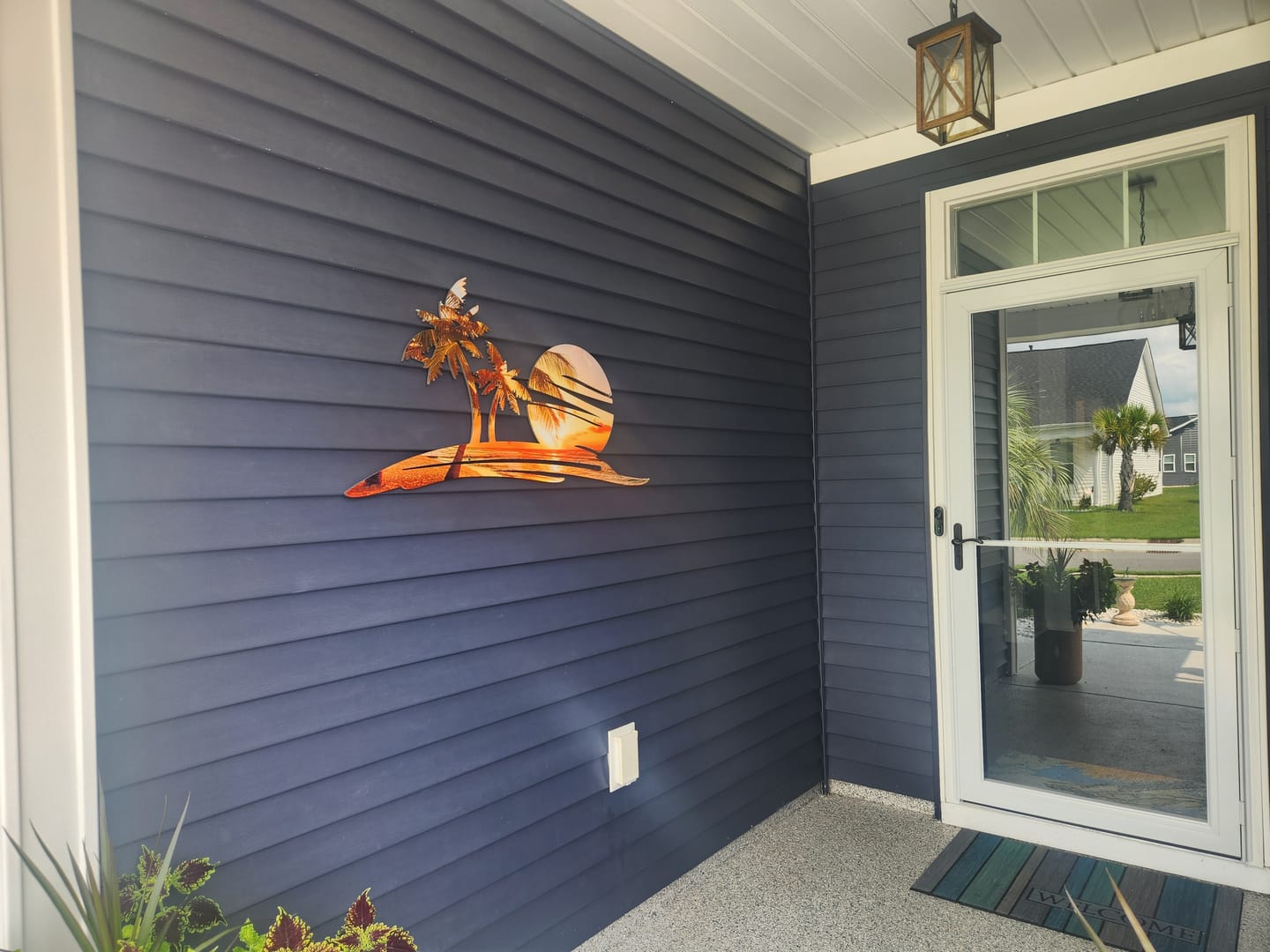 Customer photo review of Sunset Beach Printed Wall Art