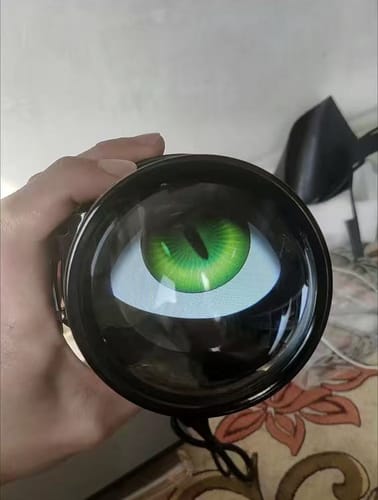 Demon Eyes lighting customer photo