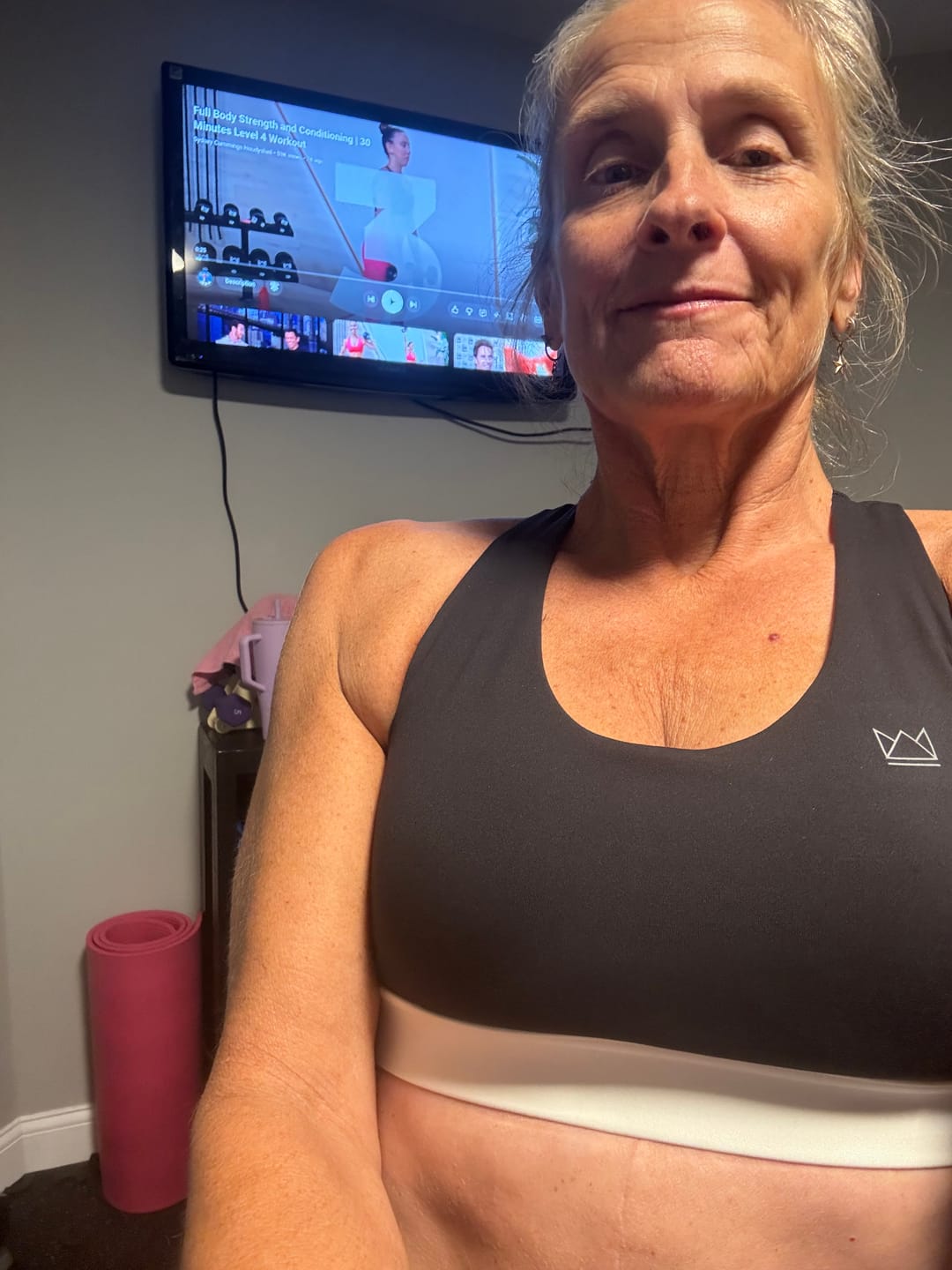Customer photo review of BOLD Criss-Cross Sports Bra