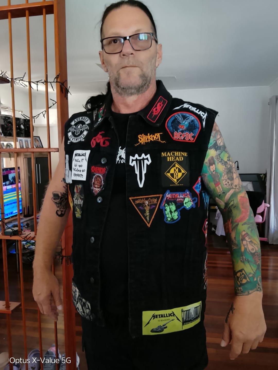 Customer photo review of Metallica - Hammer Of Justice - Patch