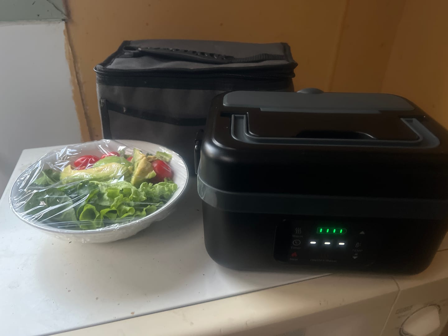 Customer photo review of Explorer Heating Lunchbox™ - Portable And Convenient