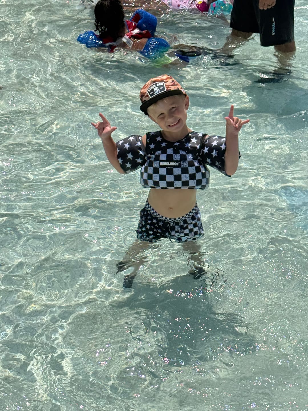 Customer photo review of Neoprene Swim Vest in 1776