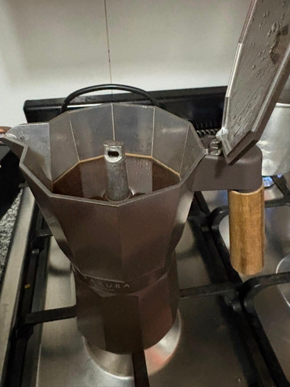 Customer photo review of Cafetera Moka Aurora