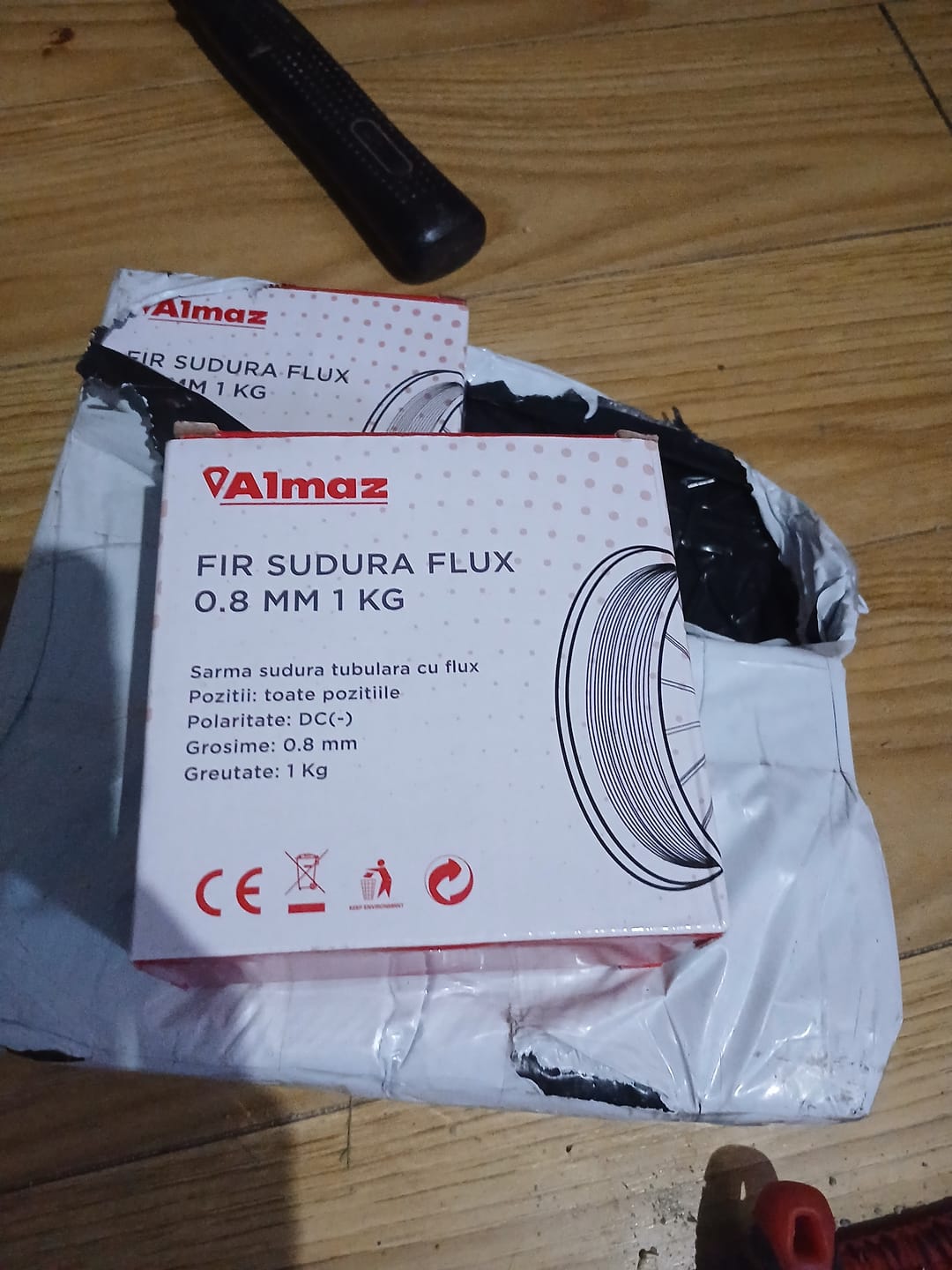 Customer photo review of Fir sudura flux 0.8mm 1kg