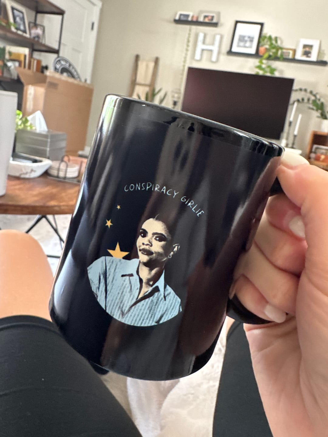 Customer photo review of Conspiracy Girlie Mug