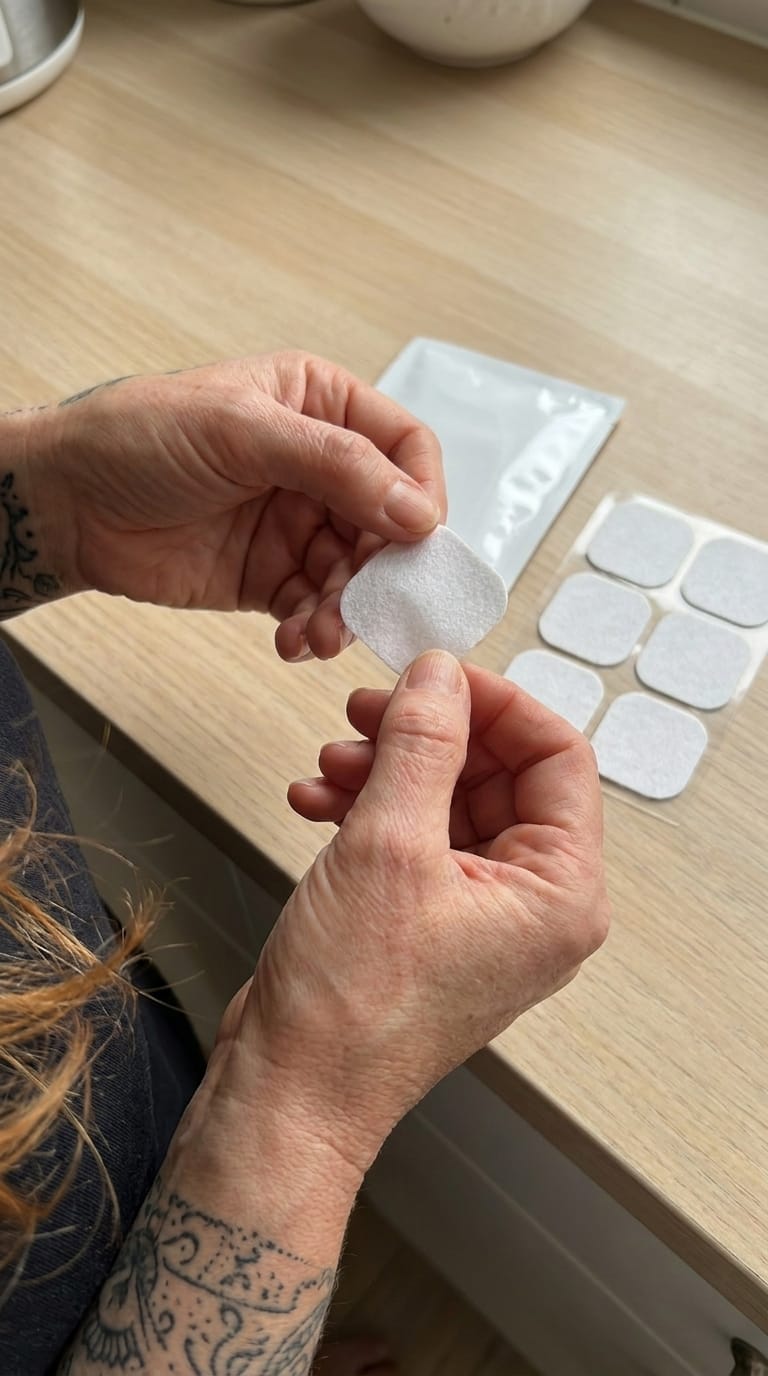 Customer photo review of Arvena Menopause Balance Patches